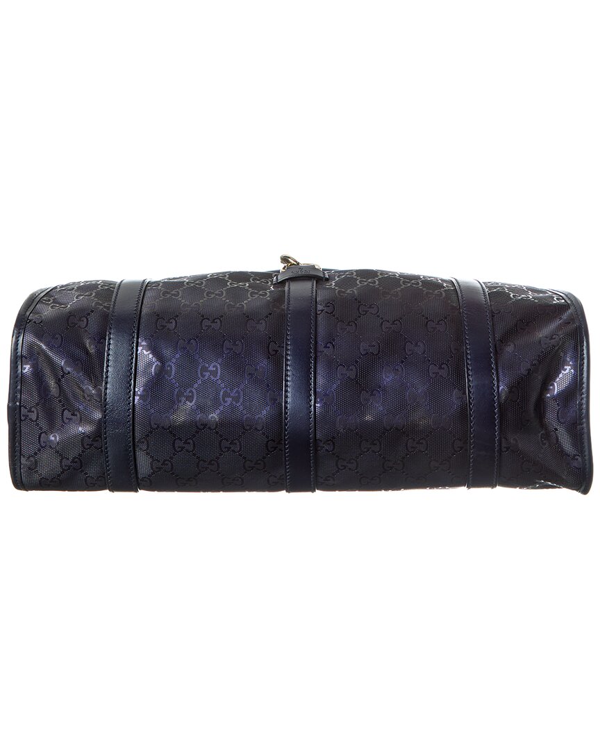 Gucci Purple Gg Supreme Coated Canvas Jackie (   )