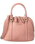 Gucci Soft Pink Microguccissima Leather Microguccissima Mini Dome Bag