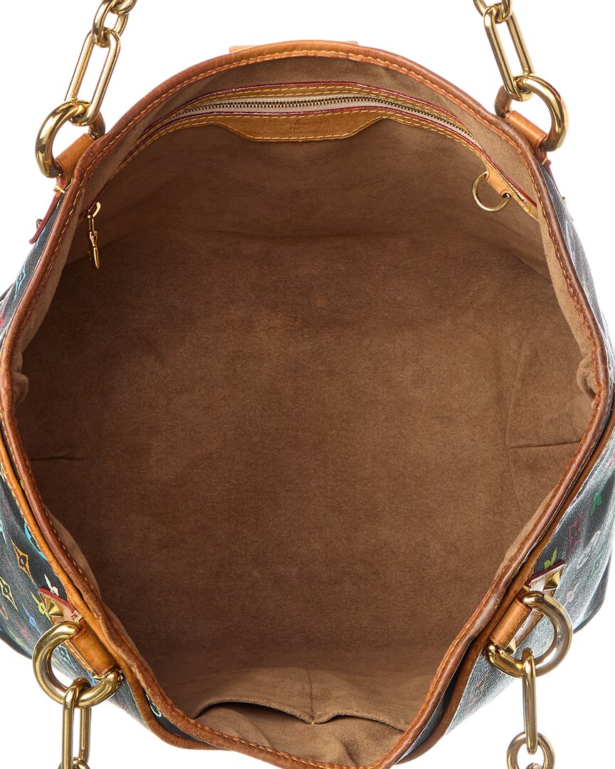 Louis Vuitton Black Monogram Multicolor Coated Canvas Annie Gm (  Pre-