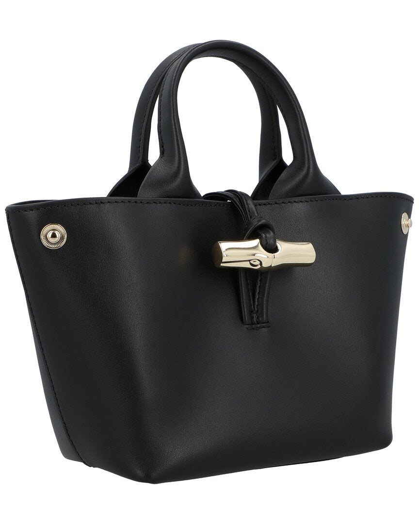 Longchamp Le Roseau Xs Leather Handbag