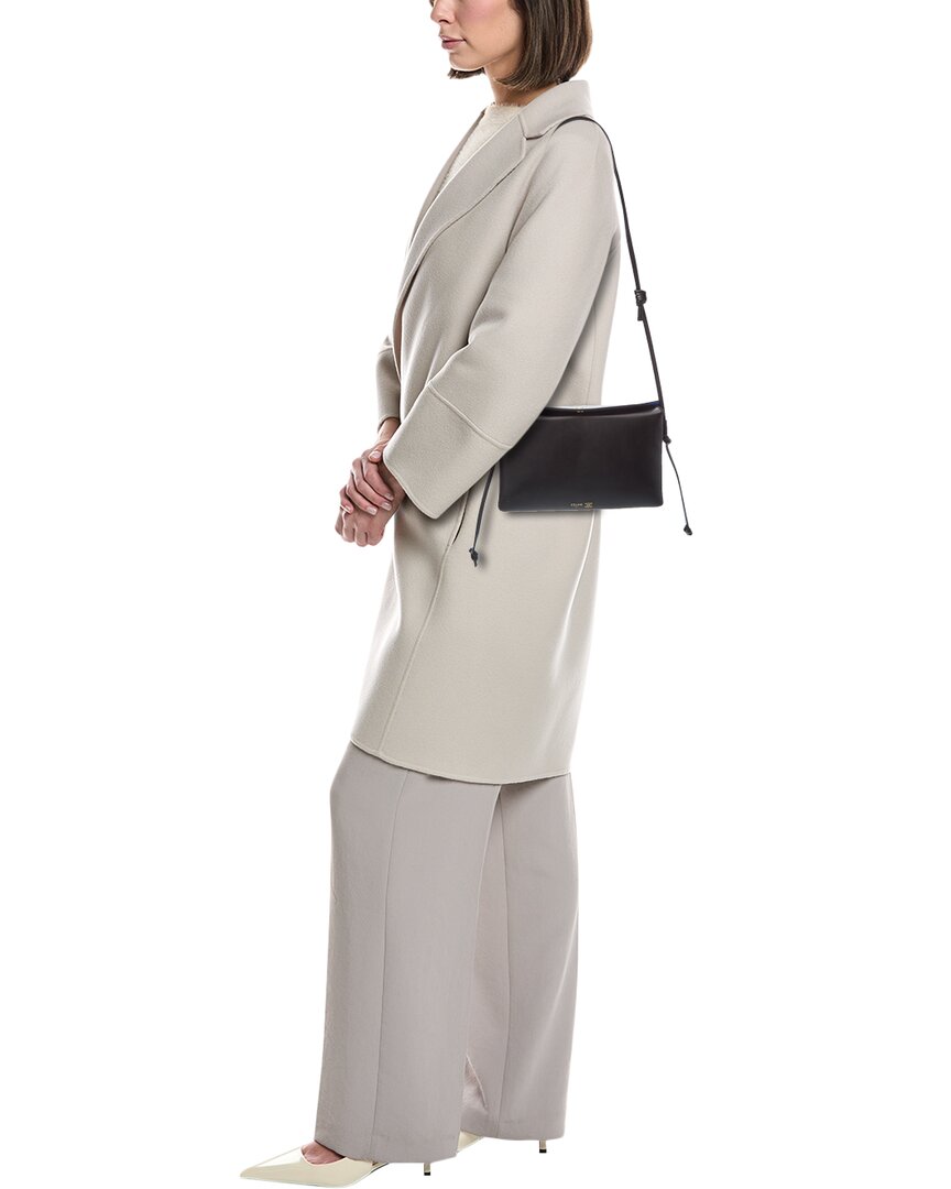 Celine Trio Flap Leather Shoulder Bag