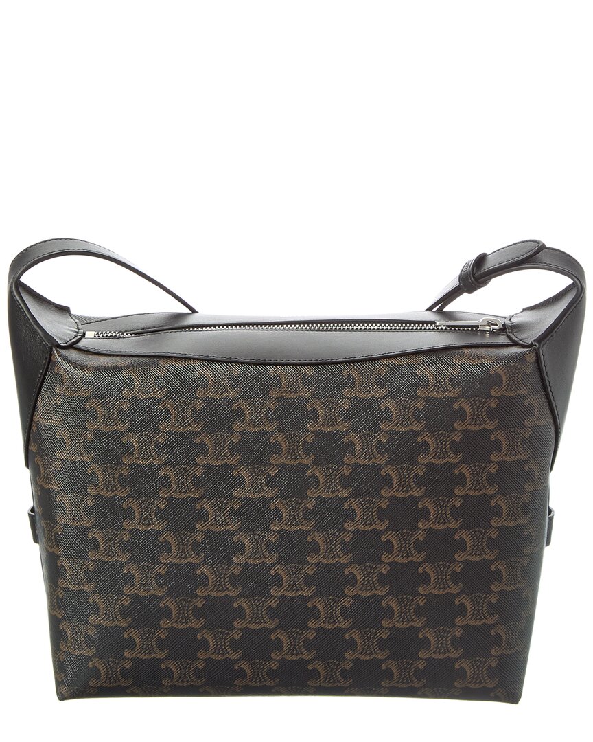 Celine Harry Triomphe Canvas & Leather Crossbody