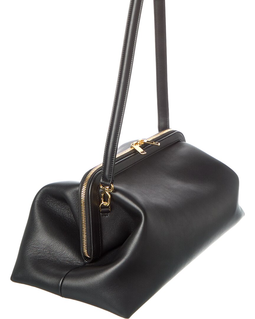Celine Logo Leather Shoulder Bag