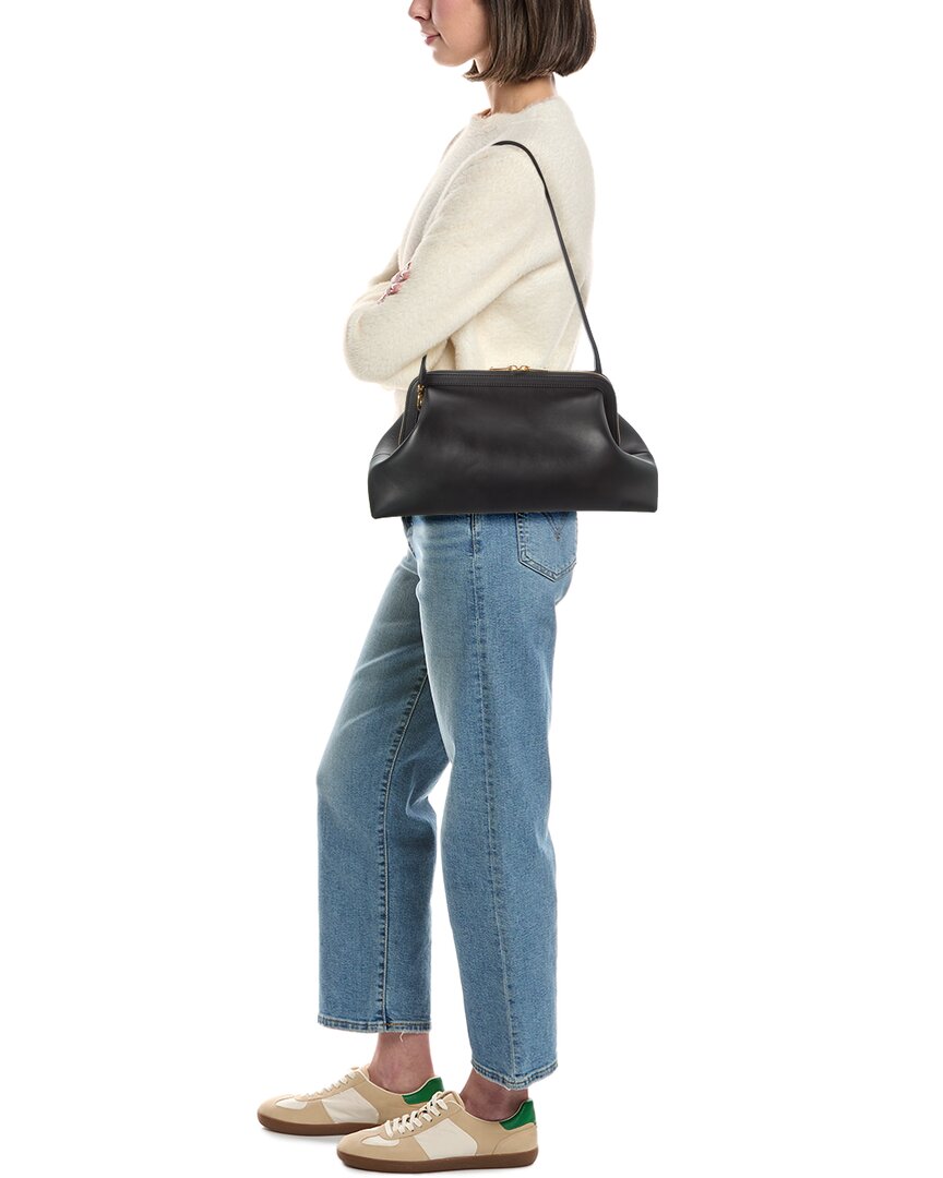 Celine Logo Leather Shoulder Bag