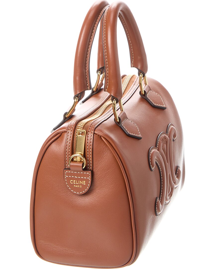Celine Boston Small Leather Shoulder Bag