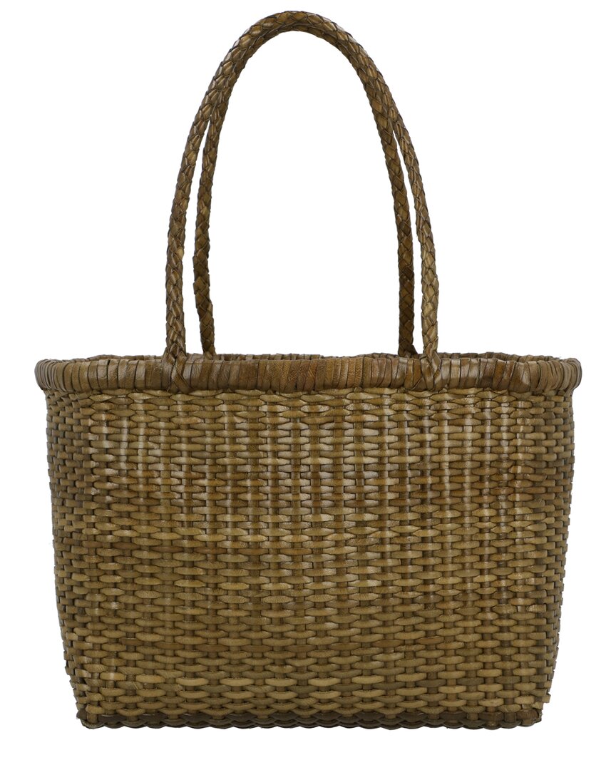 Dragon Diffusion B Weave Small Leather Shoulder Bag