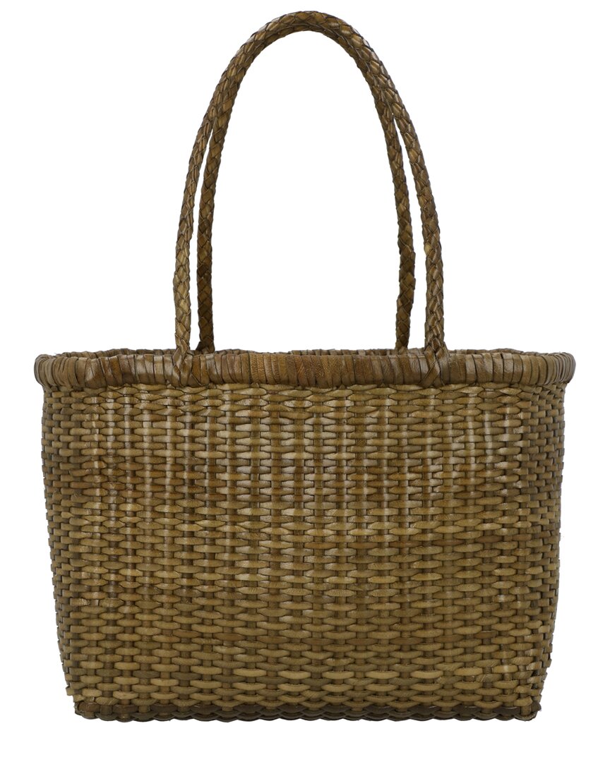 Dragon Diffusion B Weave Small Leather Shoulder Bag