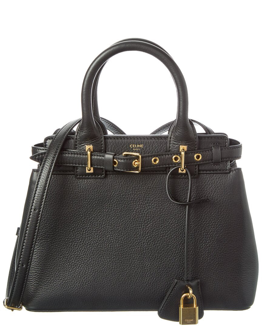 Celine Leather Top Handle Bag