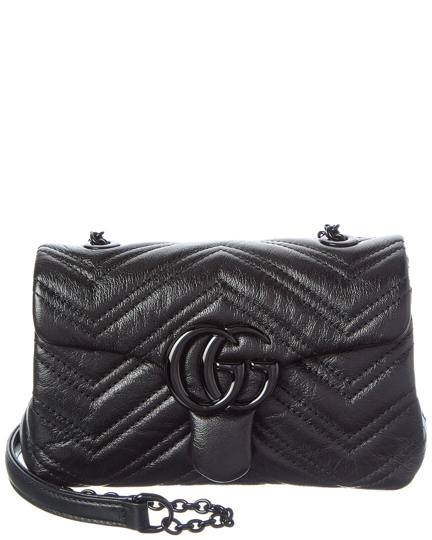 Gucci Gg Marmont Mini Leather Shoulder Bag