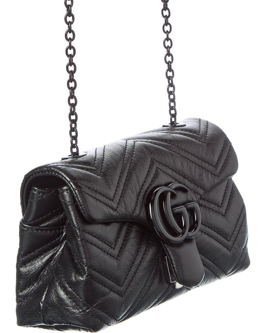 Gucci Gg Marmont Mini Leather Shoulder Bag