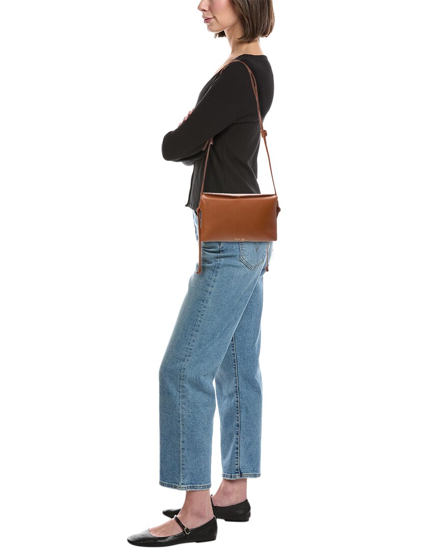 Celine Trio Flap Leather Shoulder Bag