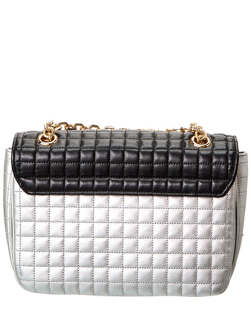 Celine C Medium Quilted Leather Shoulder Bag (Authentic  )
