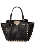 Valentino Rockstud Mini Grainy Leather Satchel (Authentic  )