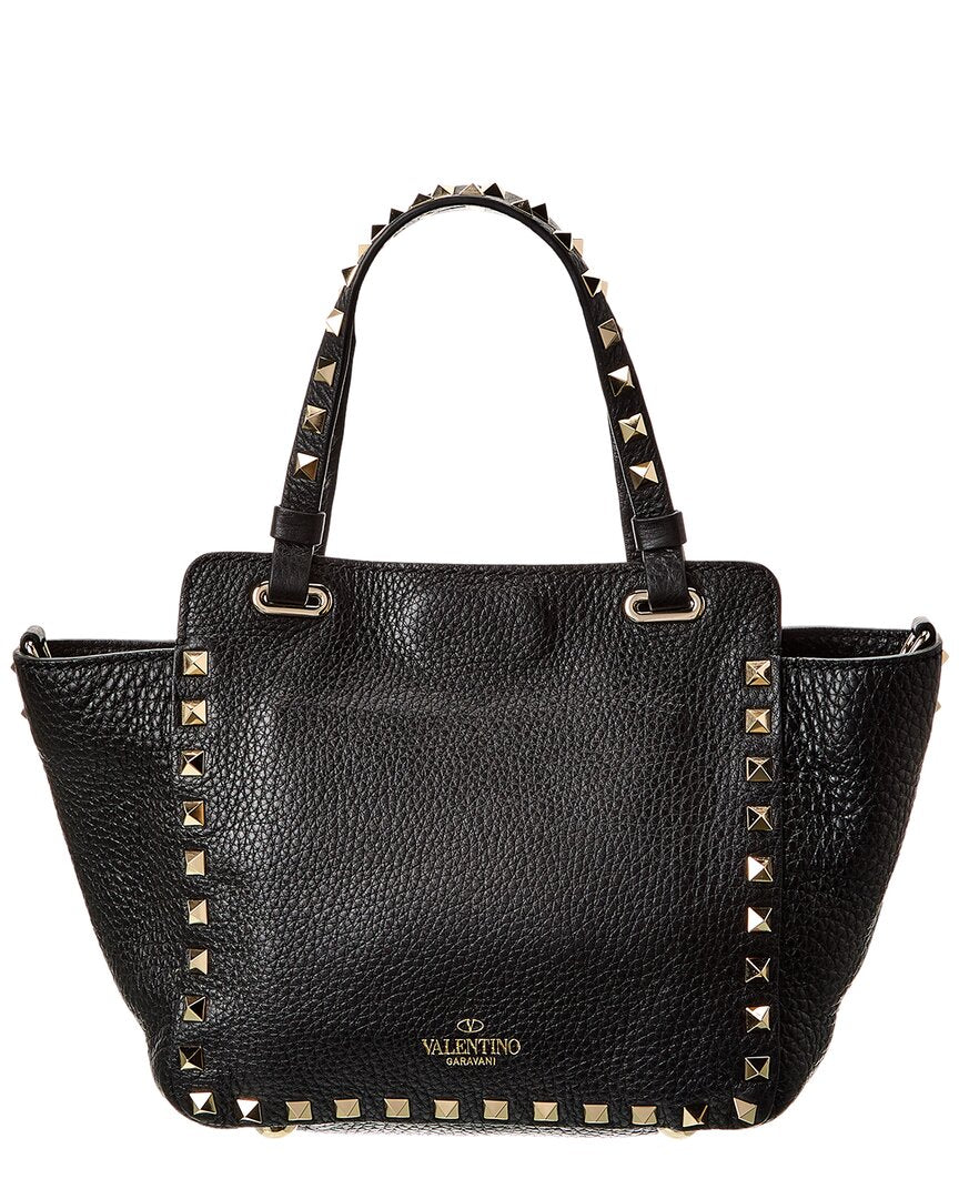 Valentino Rockstud Mini Grainy Leather Satchel (Authentic  )