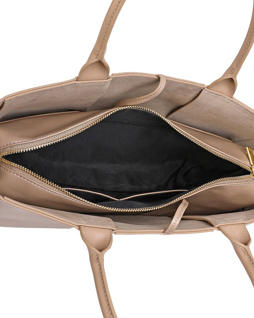 Tiffany & Fred Paris Woven Smooth Leather Tote
