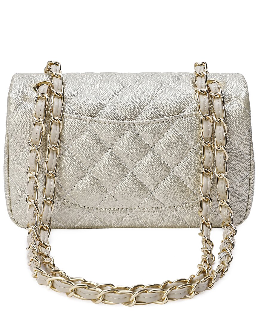 Tiffany & Fred Paris Caviar Leather Messenger Bag