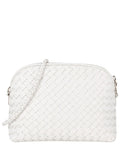 Dragon Diffusion Chunky Fellini Leather & Straw Pochette