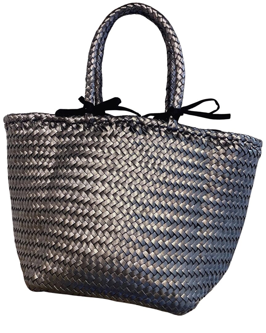 Dragon Diffusion Grace Basket Small Leather Tote