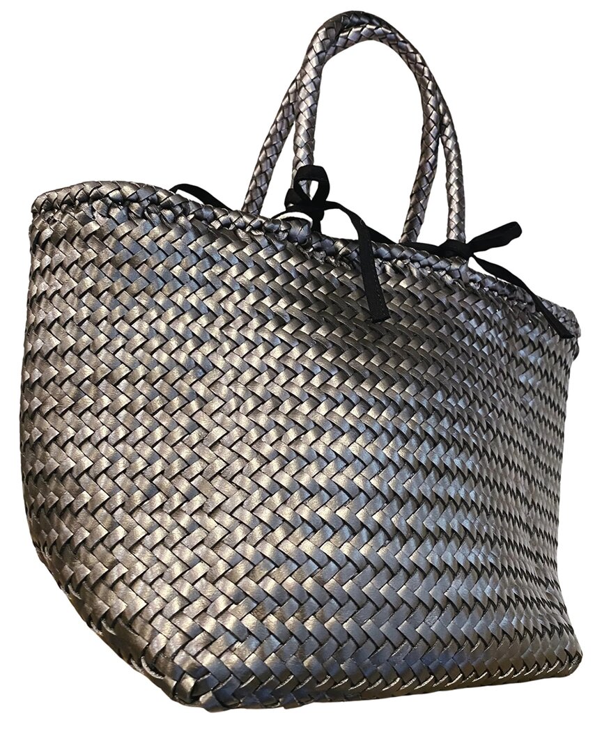 Dragon Diffusion Grace Basket Small Leather Tote