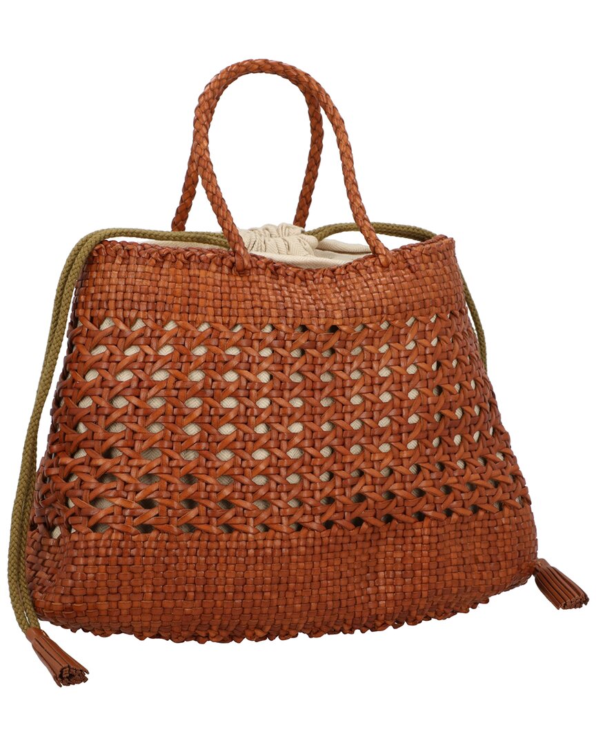 Dragon Diffusion Santa Cano Leather Top Handle Bag