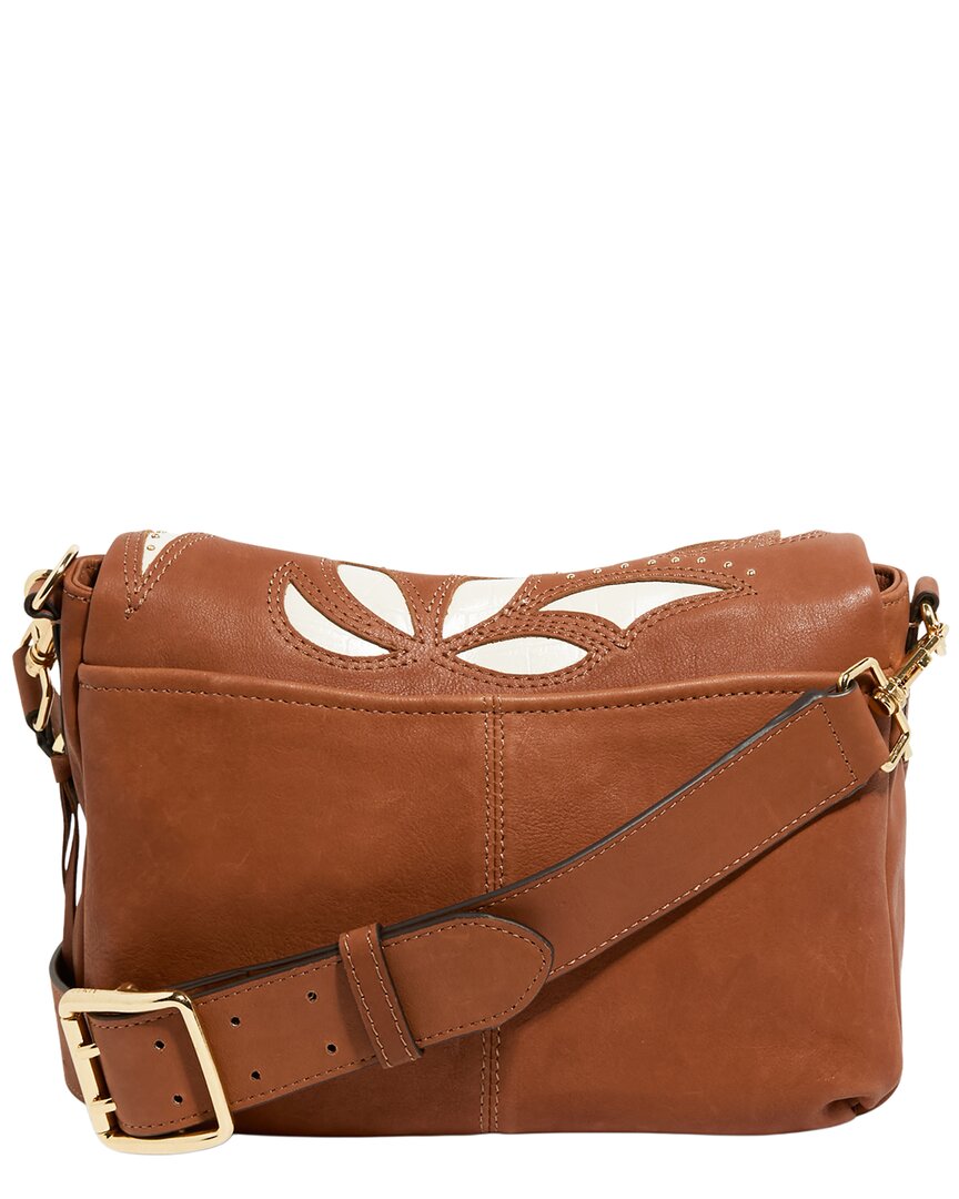 Aimee Kestenberg Bali Double Entry Leather Crossbody