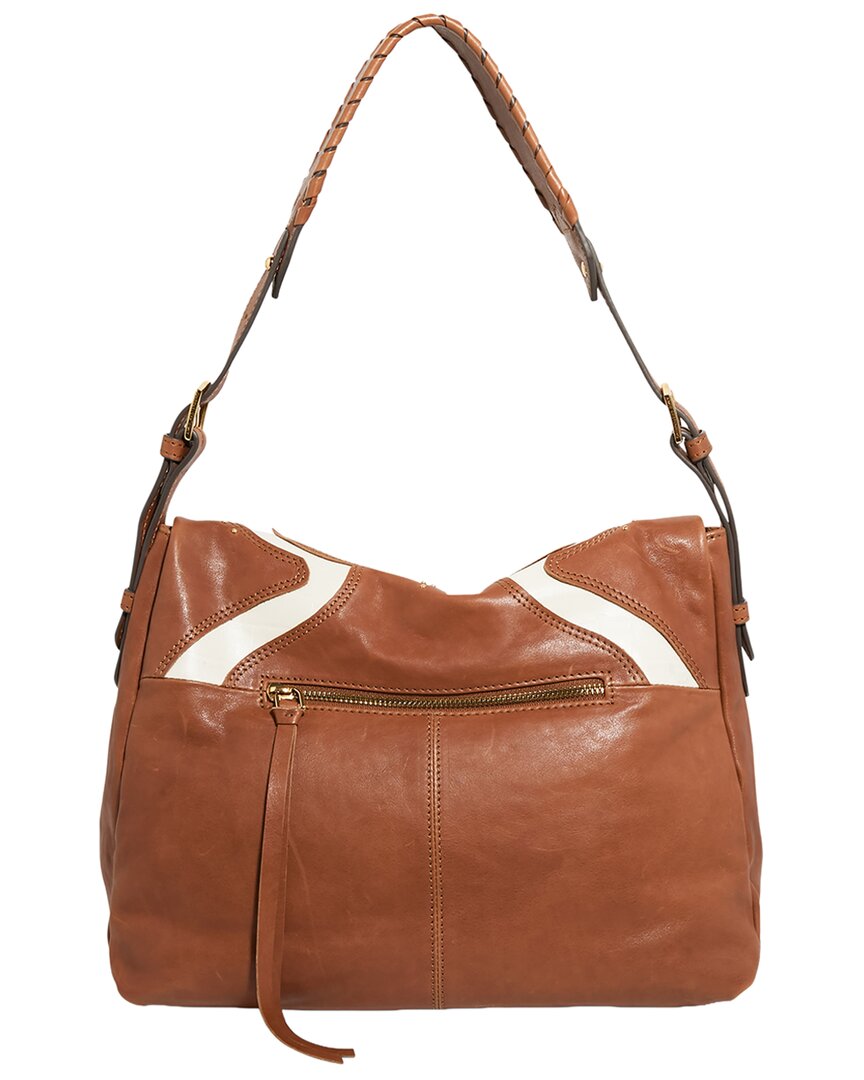 Aimee Kestenberg Bali Double Entry Leather Hobo