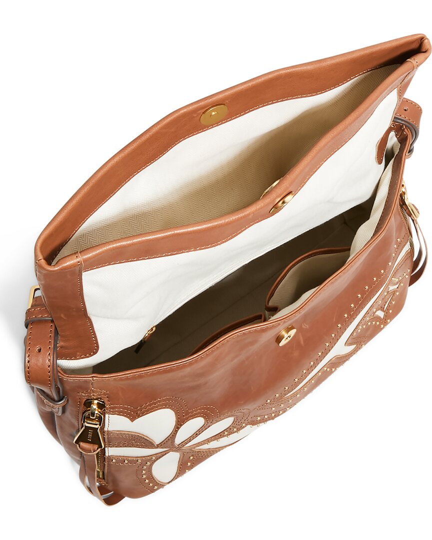 Aimee Kestenberg Bali Double Entry Leather Hobo