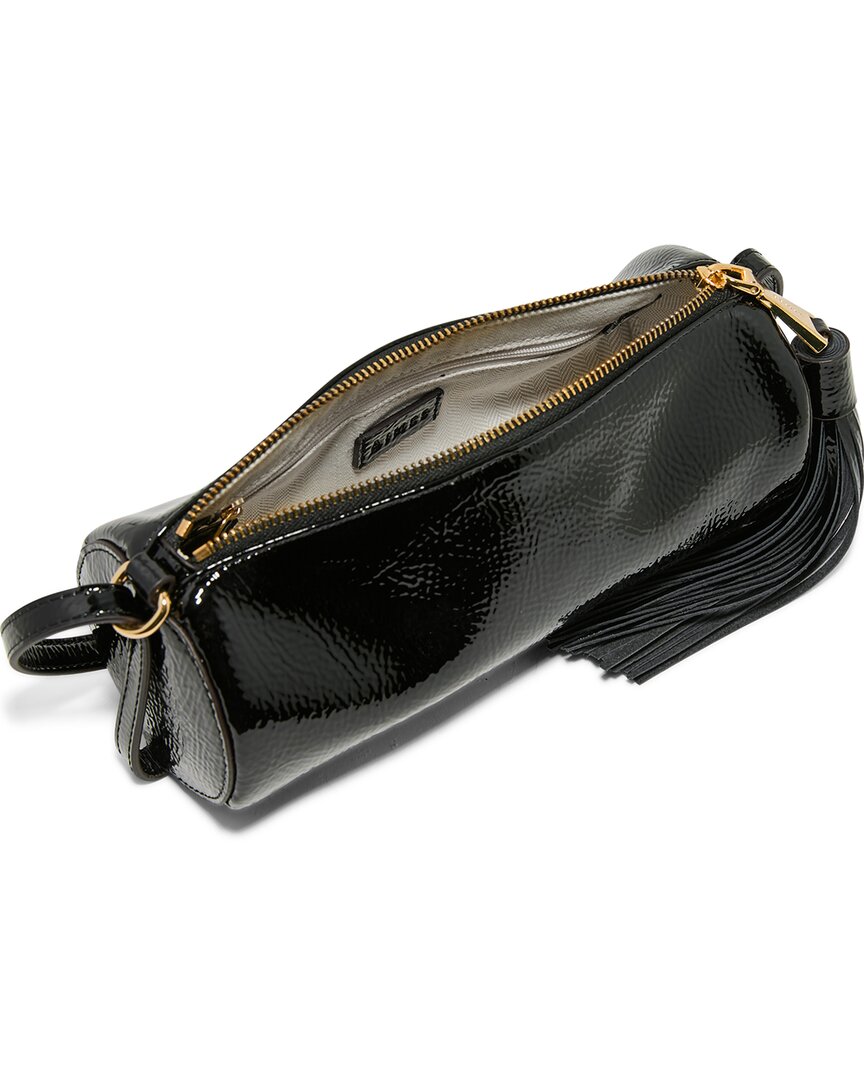 Aimee Kestenberg Onyx Hour Leather Barrel Shoulder Bag
