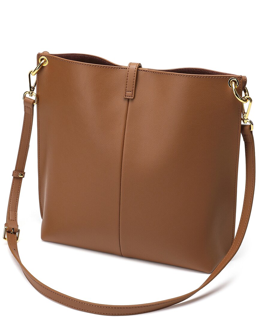Tiffany & Fred Paris Smooth Leather Shoulder Bag