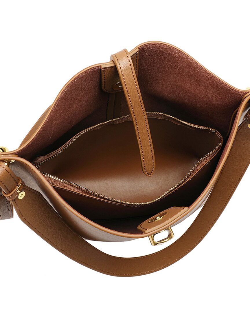 Tiffany & Fred Paris Smooth Leather Shoulder Bag