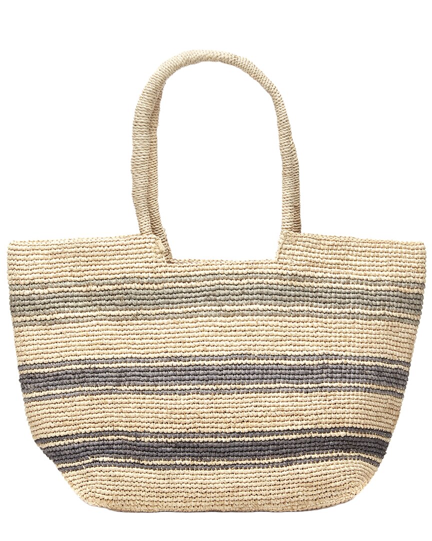 Mar Y Sol Piper Raffia Tote