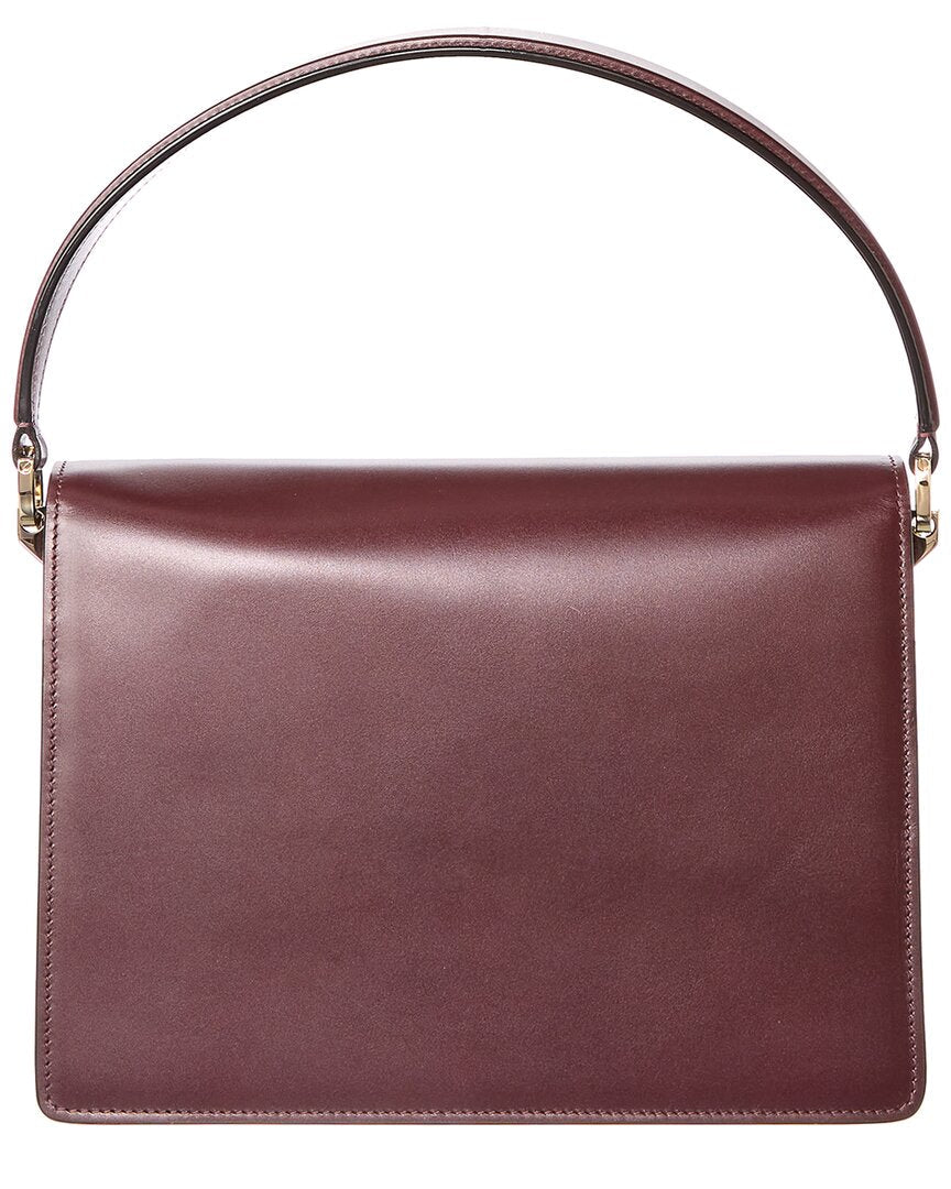 Valextra Swing Leather Shoulder Bag