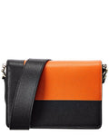 Valextra Swing Small Leather Shoulder Bag Orange ONE SIZE