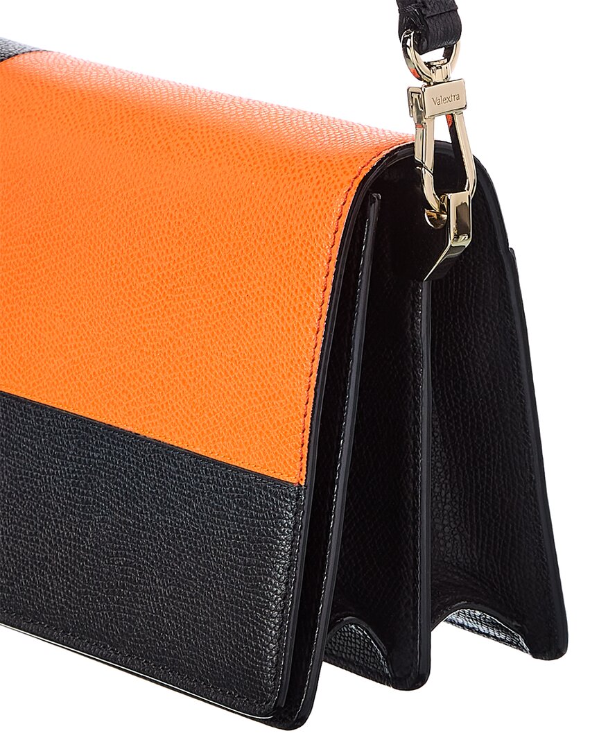 Valextra Swing Small Leather Shoulder Bag