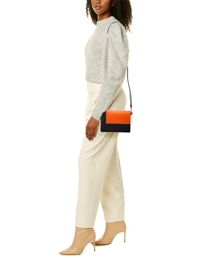 Valextra Swing Small Leather Shoulder Bag
