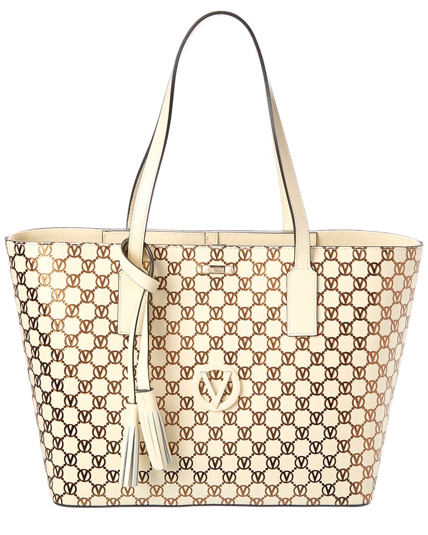 Valentino By Mario Valentino Soho Monogram Leather Tote