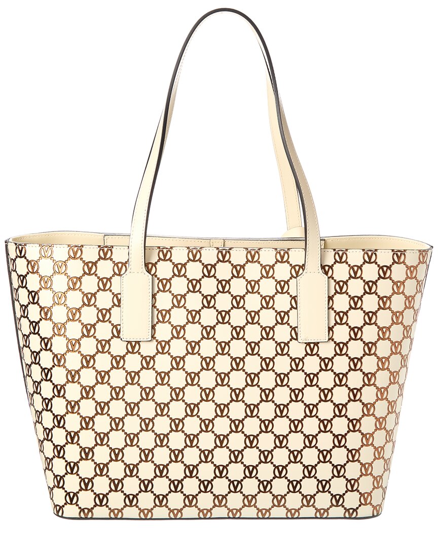 Valentino By Mario Valentino Soho Monogram Leather Tote