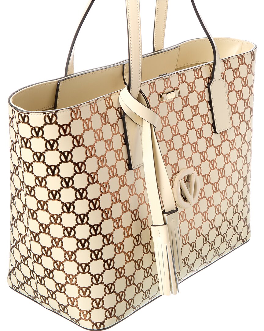 Valentino By Mario Valentino Soho Monogram Leather Tote