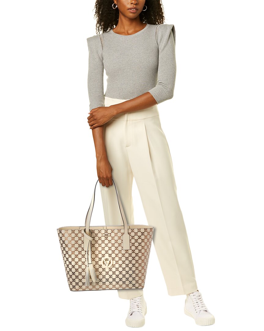 Valentino By Mario Valentino Soho Monogram Leather Tote