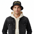 Versace Jeans Couture Black/Gold Classic Bold Gold Signature Bucket Hat