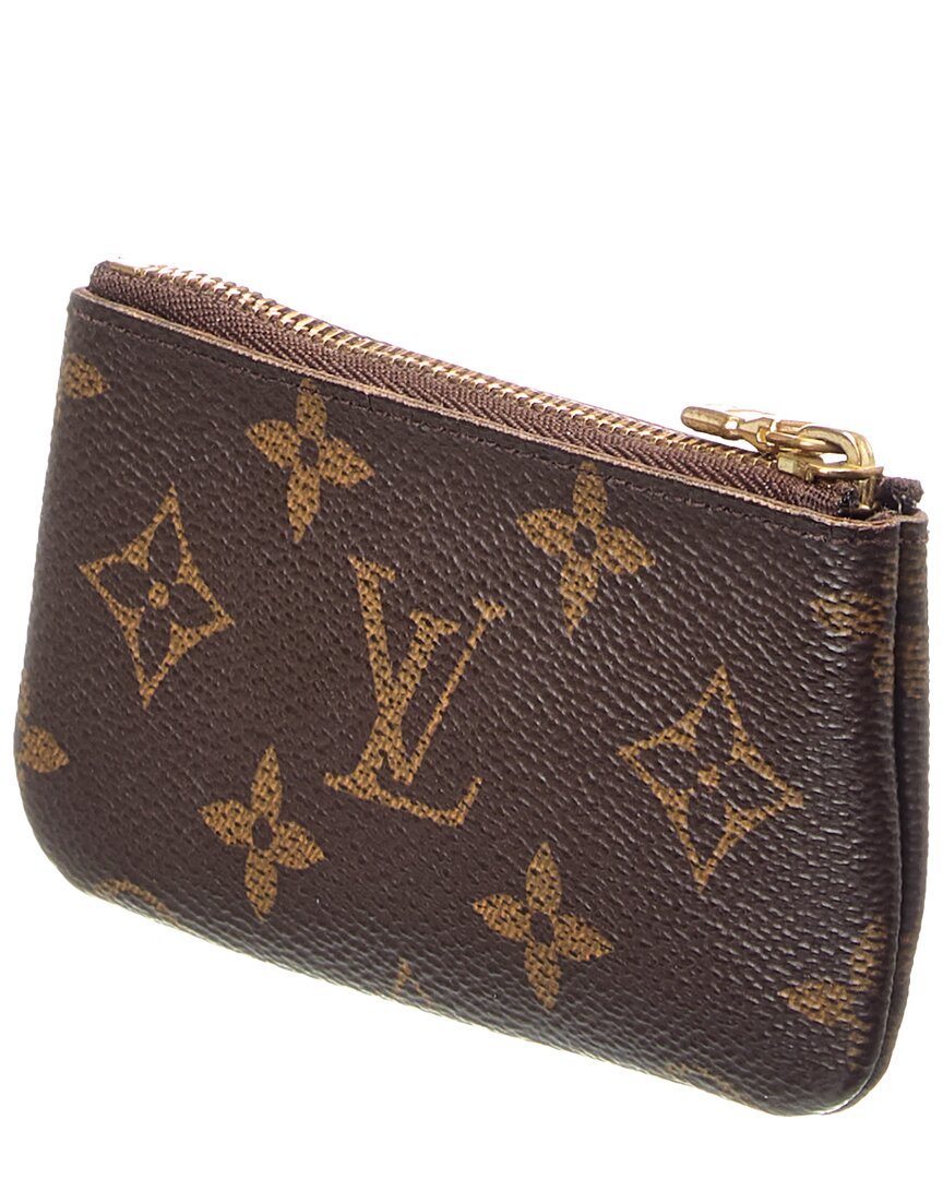 Louis Vuitton Brown Monogram Canvas Pochette Cles (Authentic  )