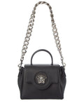 Versace La Medusa Leather Shoulder Bag