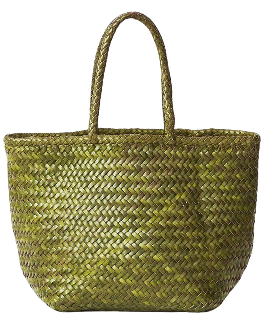 Dragon Diffusion Grace Basket Small Leather Tote