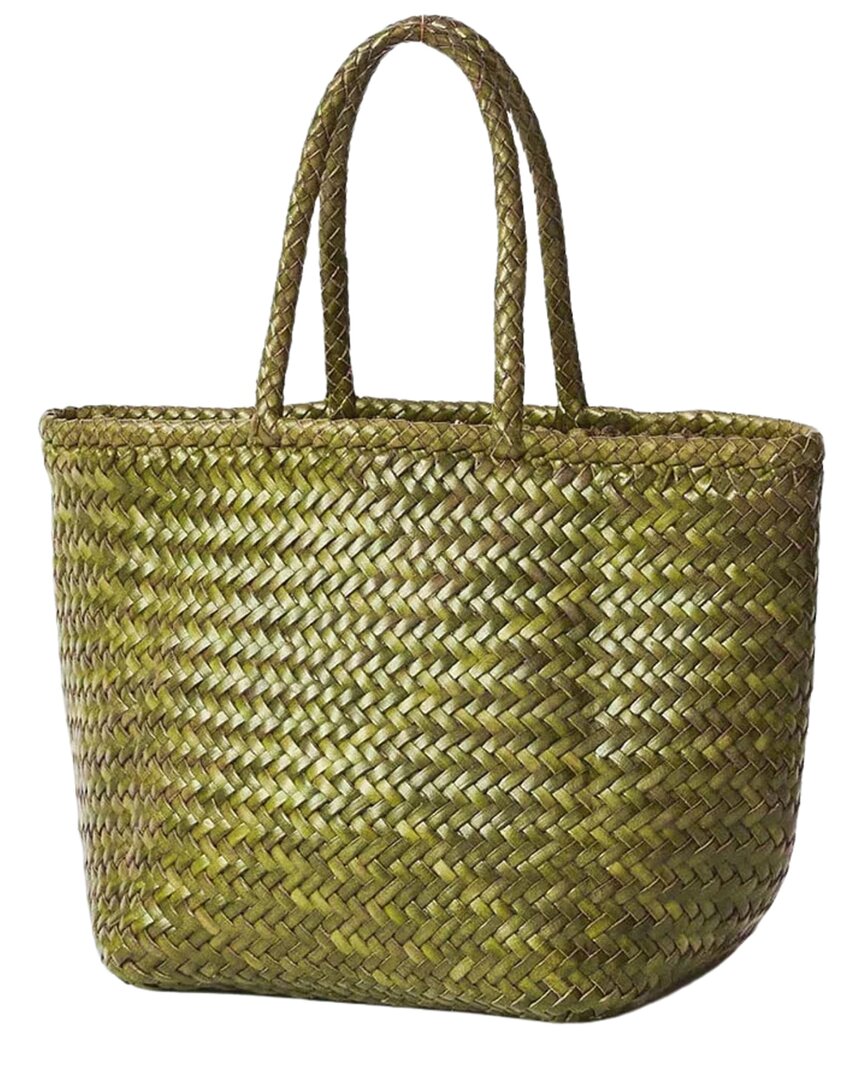 Dragon Diffusion Grace Basket Small Leather Tote