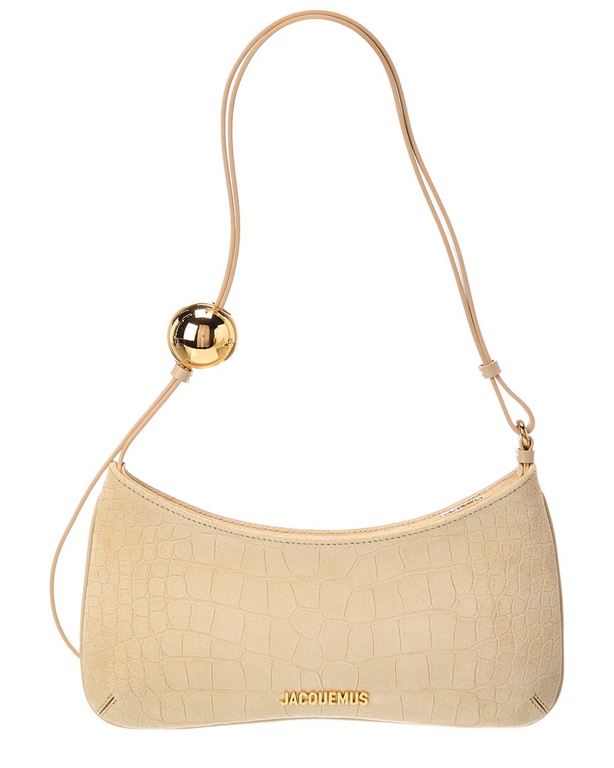 Jacquemus Bamabino Large Suede Shoulder Bag