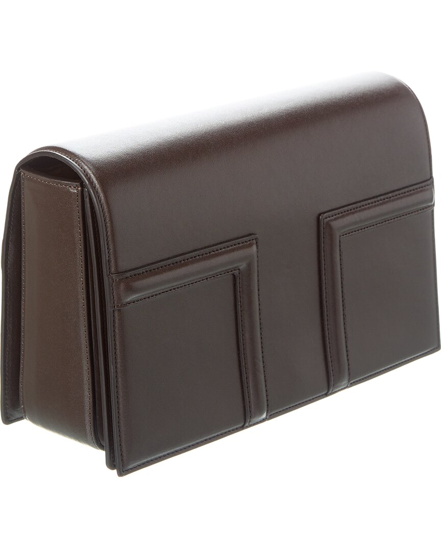 Toteme T-Flap Leather Shoulder Bag