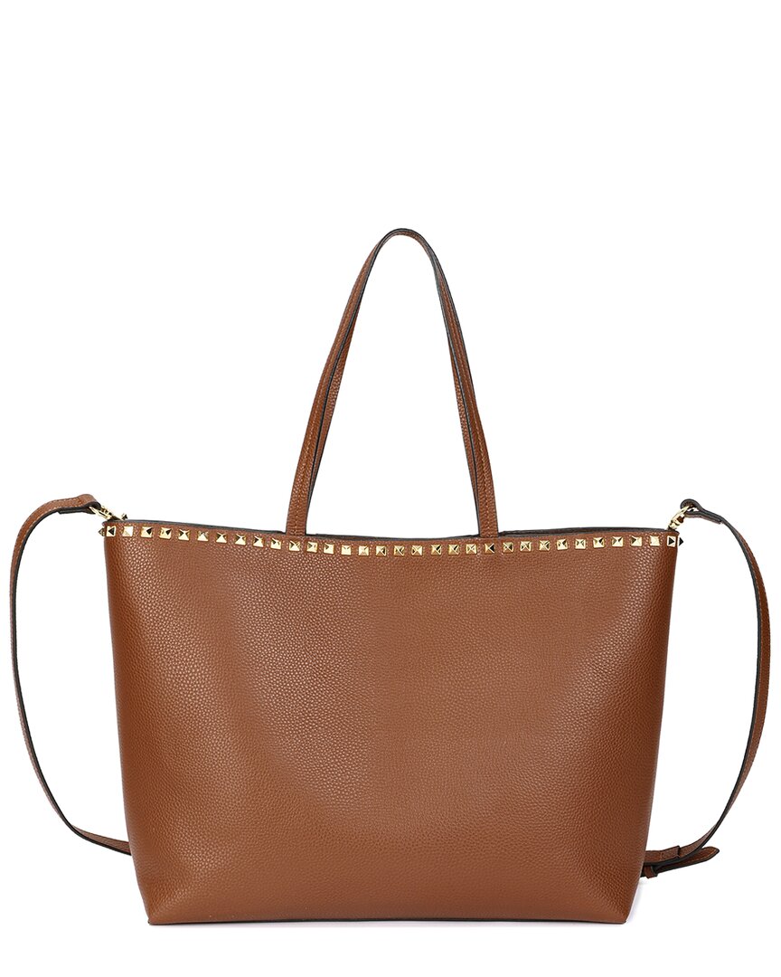 Tiffany & Fred Paris Top-Grained Leather Tote