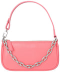 By Far Rachel Mini Leather Shoulder Bag Pink ONE SIZE