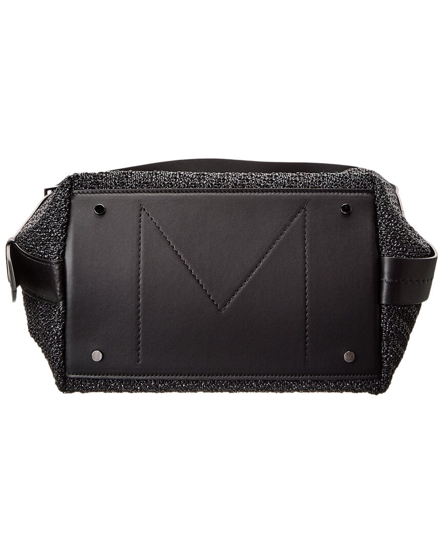 Max Mara Archetipo Medium Leather-Trim Tote