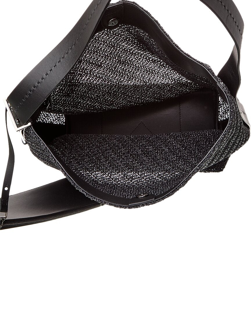 Max Mara Archetipo Medium Leather-Trim Tote
